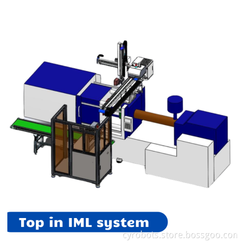 Foshan Factory High Efficiency Injection Molding Machine with In-Mold Labeling System